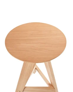 Discount Beliani Set di 2 sgabelli da bar AROMA Legno chiaro Marrone