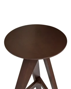 New Beliani Set di 2 sgabelli da bar AROMA Legno scuro Marrone