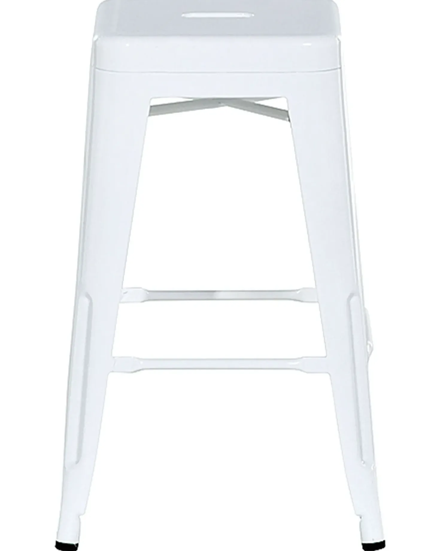 Set di 2 sgabelli da bar CABRILLO Metallo Bianco