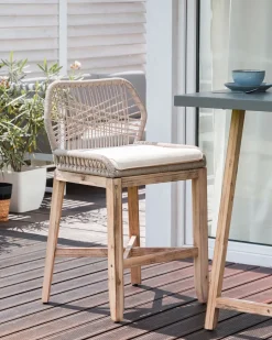 Clearance Beliani TALAMONE Legno d'acacia Beige Beige Marrone