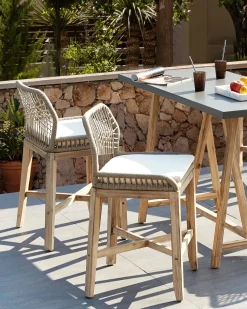 Clearance Beliani TALAMONE Legno d'acacia Beige Beige Marrone