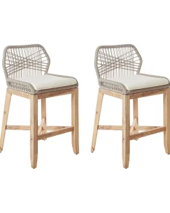 Clearance Beliani TALAMONE Legno d'acacia Beige Beige Marrone