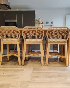 Clearance Beliani TALAMONE Legno d'acacia Beige Beige Marrone