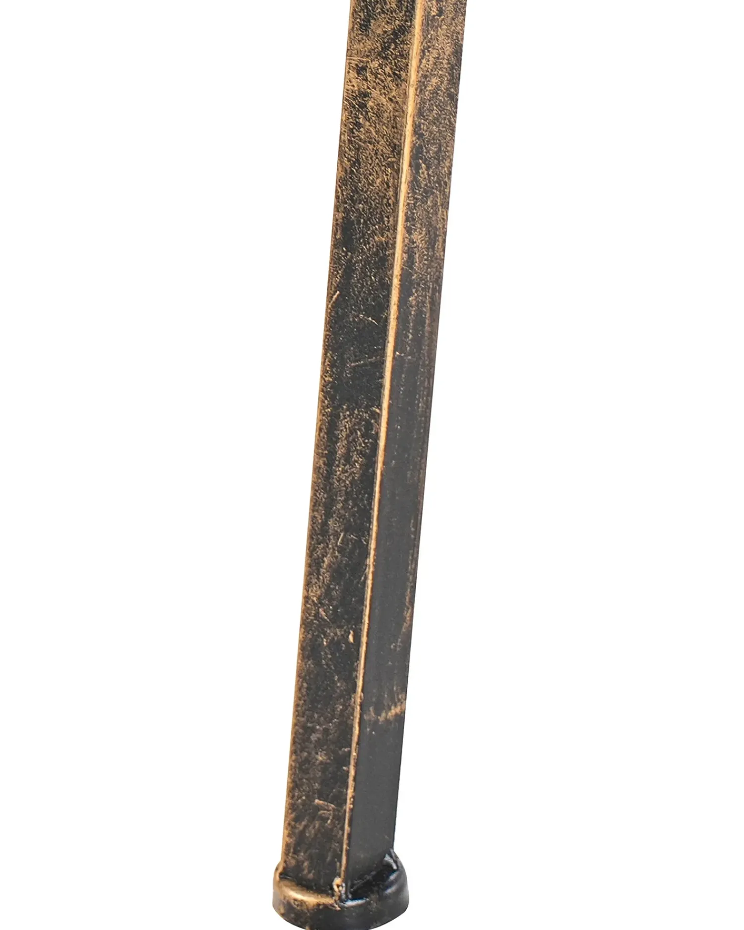 Beliani BORMIO Pieghevole Metallo Nero Oro Nero