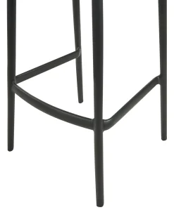 Clearance Beliani Set di 2 sgabelli da bar per giardino GUBBIO Nero