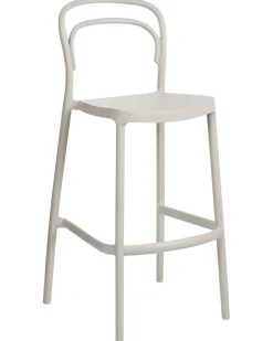 Clearance Beliani Set di 2 sgabelli da bar per giardino PORANO Beige