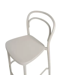 Clearance Beliani Set di 2 sgabelli da bar per giardino PORANO Beige
