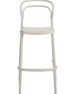 Clearance Beliani Set di 2 sgabelli da bar per giardino PORANO Beige