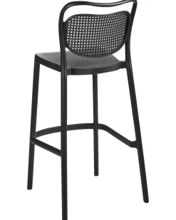Clearance Beliani Set di 2 sgabelli da bar per giardino CELLENO Nero