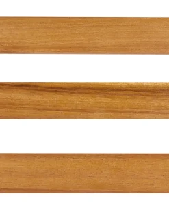 Clearance Beliani Set di 3 sgabelli da giardino BELLANO Legno d'acacia Marrone