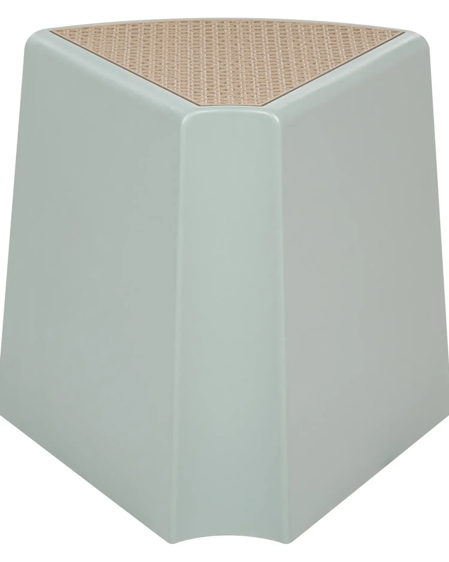 Best Beliani Set di 4 sgabelli da giardino EVROS Verde menta Marrone Verde