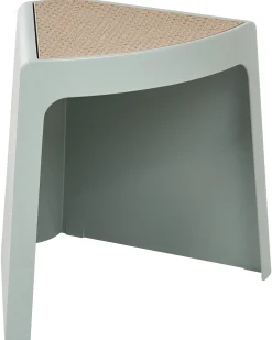 Best Beliani Set di 4 sgabelli da giardino EVROS Verde menta Marrone Verde