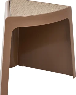 Best Beliani Set di 4 sgabelli da giardino EVROS Marrone