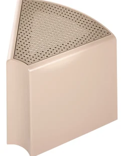 Best Beliani Set di 4 sgabelli da giardino EVROS Beige Beige Marrone