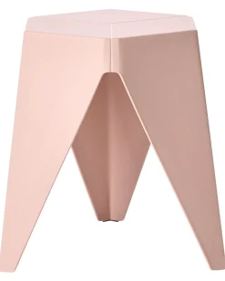 Discount Beliani Set di 4 sgabelli da giardino KARAVOS Multicolore Rosa Rosso Marrone Grigio Multicolore