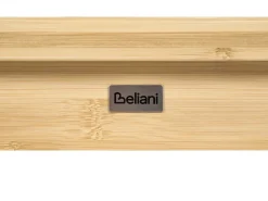 Clearance Beliani Set di 2 sgabelli EVIRES Bambù Marrone chiaro Beige Marrone