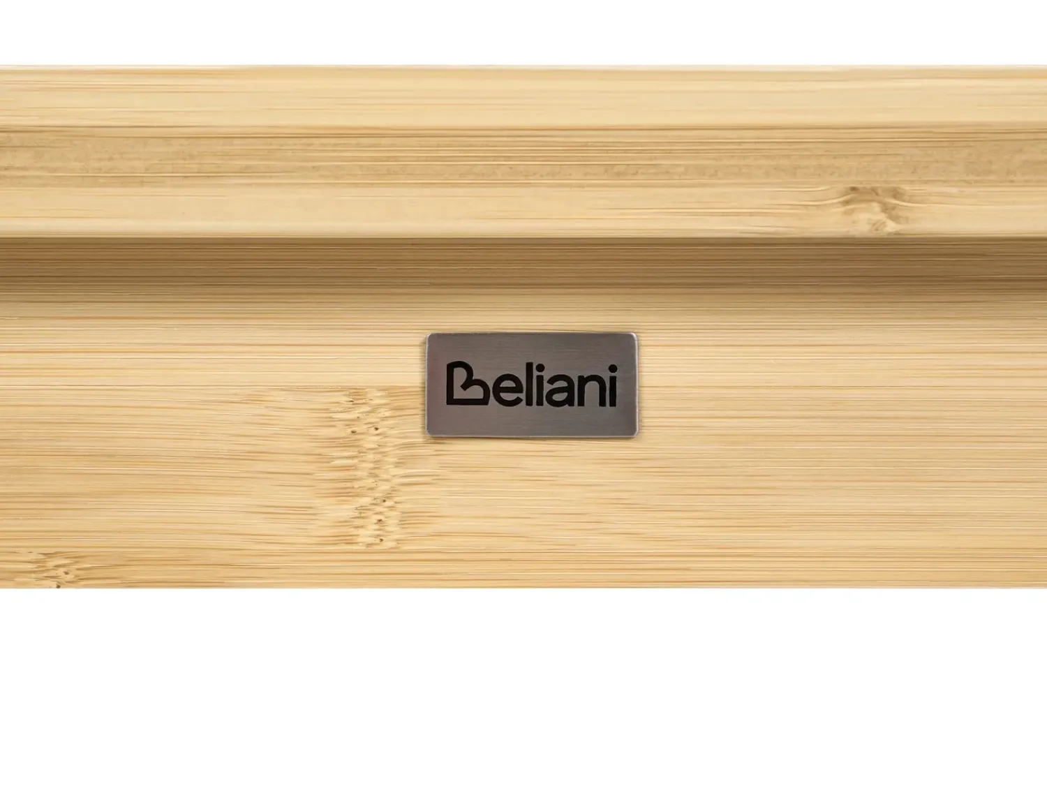 Clearance Beliani Set di 2 sgabelli EVIRES Bambù Marrone chiaro Beige Marrone