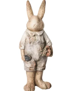 Sale Beliani Set di 2 statue da giardino BAROLO Coniglio Multicolore