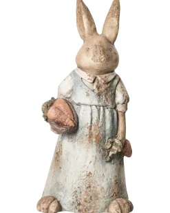 Sale Beliani Set di 2 statue da giardino BAROLO Coniglio Multicolore