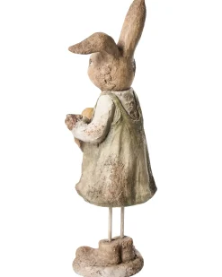 Outlet Beliani Set di 2 statue da giardino CALCATA Coniglio Multicolore