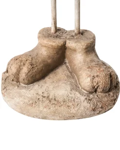 Outlet Beliani Set di 2 statue da giardino CALCATA Coniglio Multicolore