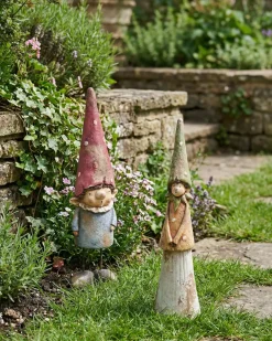 Online Beliani Set di 2 statue da giardino GREVA Gnomo Multicolore