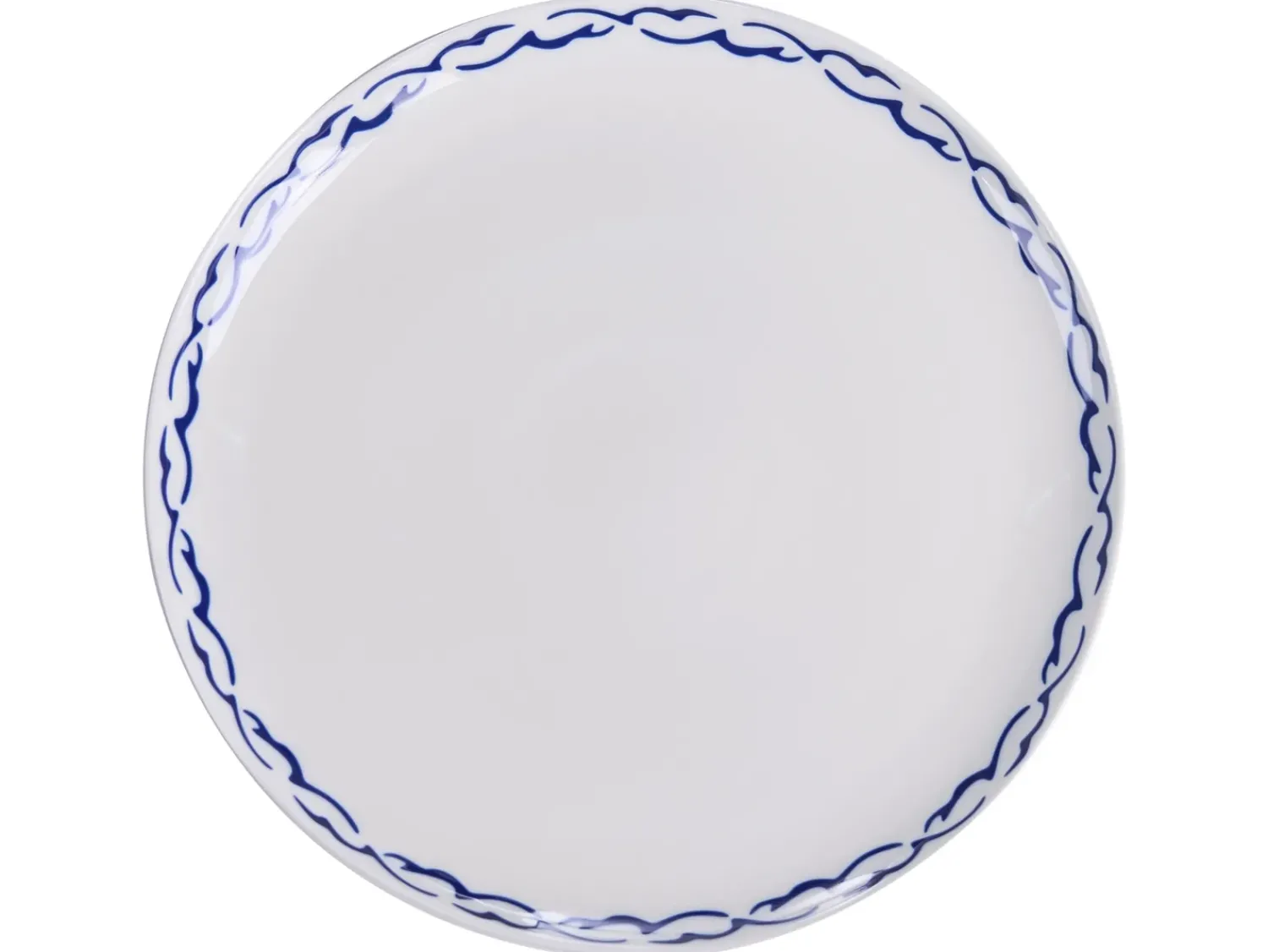 Clearance Beliani AMCHUR Porcellana Bianco/Blu Bianco Blu