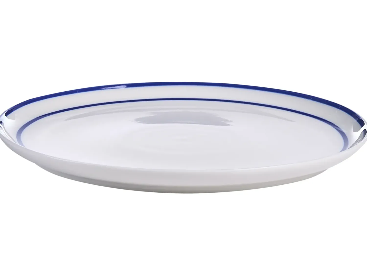 Clearance Beliani AMCHUR Porcellana Bianco/Blu Bianco Blu