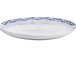 Clearance Beliani AMCHUR Porcellana Bianco/Blu Bianco Blu