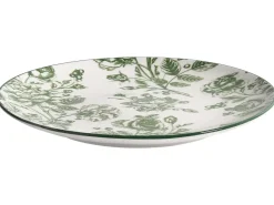 Beliani BASIL Porcellana Verde Bianco Verde