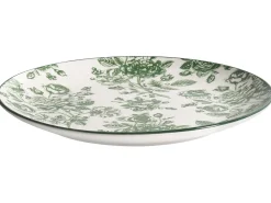 Beliani BASIL Porcellana Verde Bianco Verde