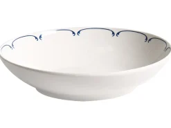 Beliani CHAROLI Porcellana Bianco/Blu Bianco Blu