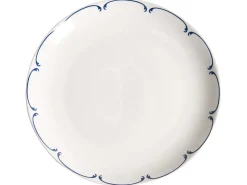 Beliani CHAROLI Porcellana Bianco/Blu Bianco Blu
