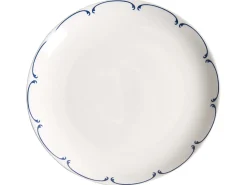 Beliani CHAROLI Porcellana Bianco/Blu Bianco Blu