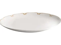 New Beliani CHAROLI Porcellana Bianco/Oro Bianco Oro