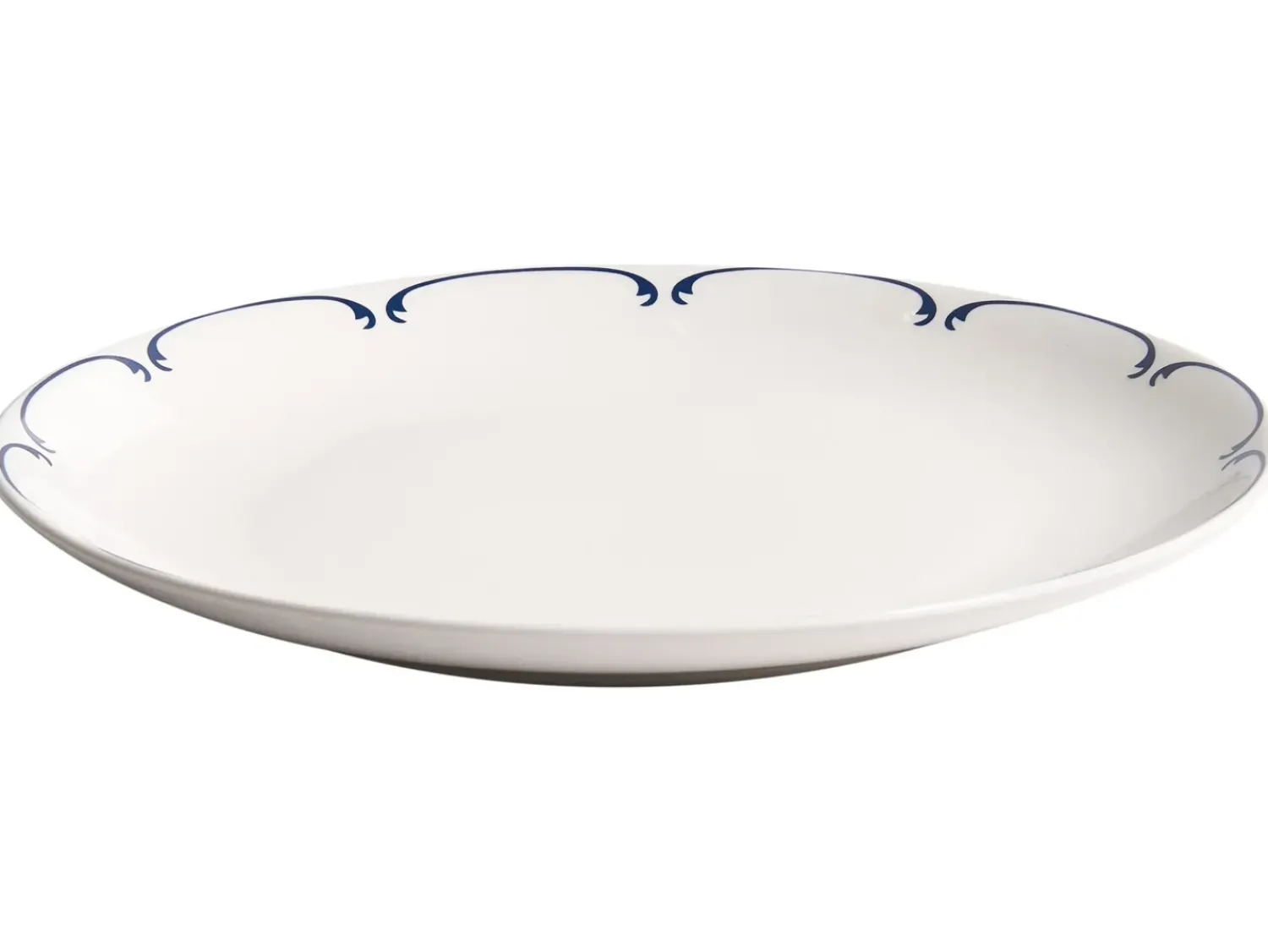 Hot Beliani CHAROLI Porcellana Bianco/Blu Bianco Blu