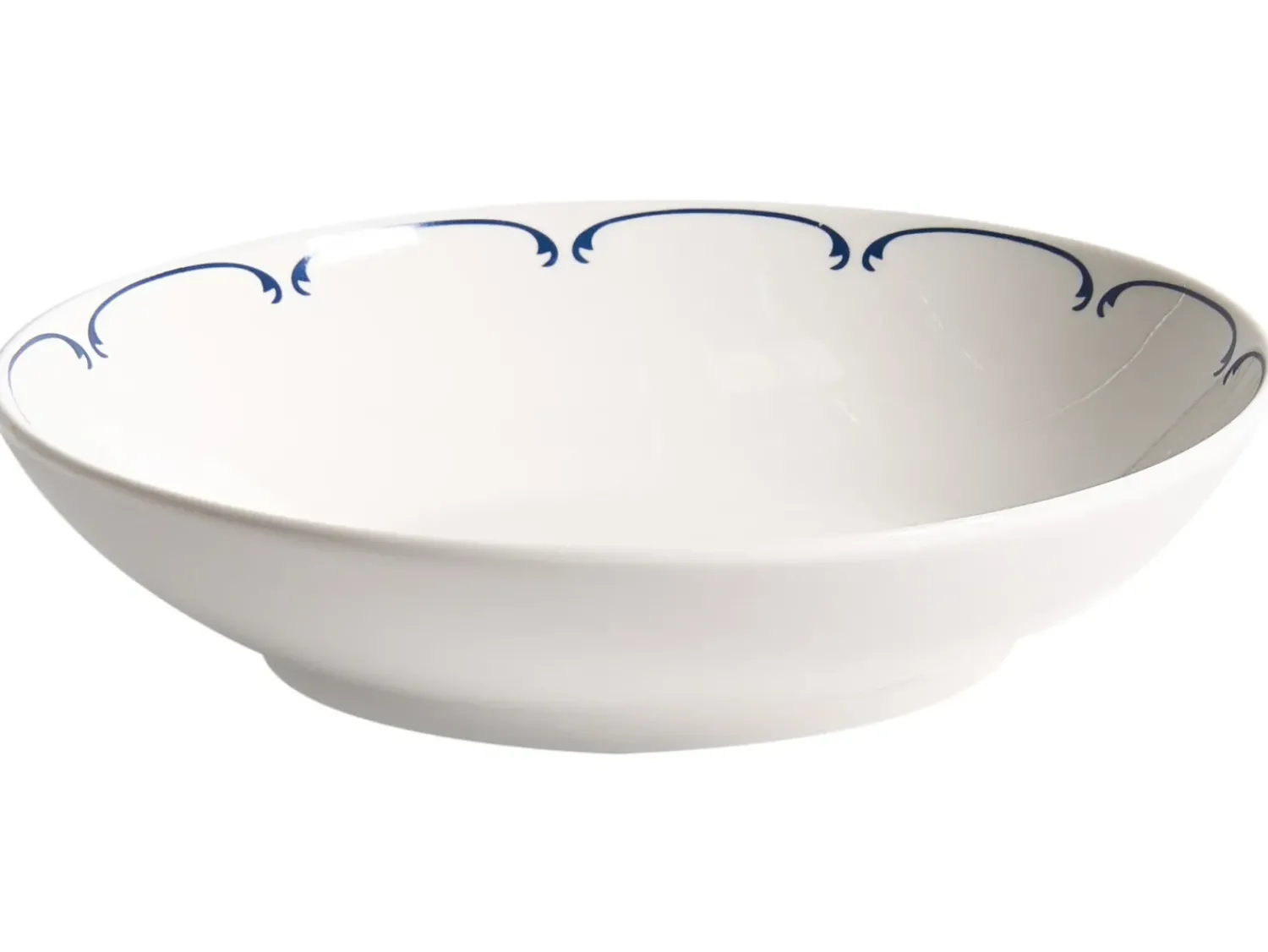 Hot Beliani CHAROLI Porcellana Bianco/Blu Bianco Blu