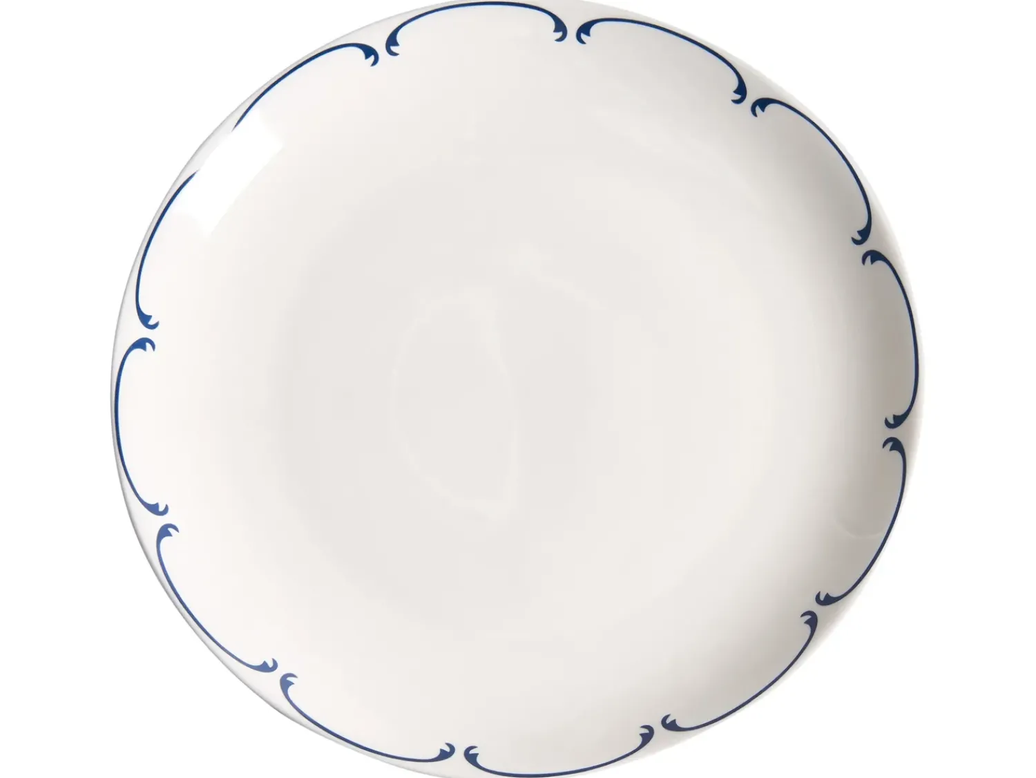 Hot Beliani CHAROLI Porcellana Bianco/Blu Bianco Blu