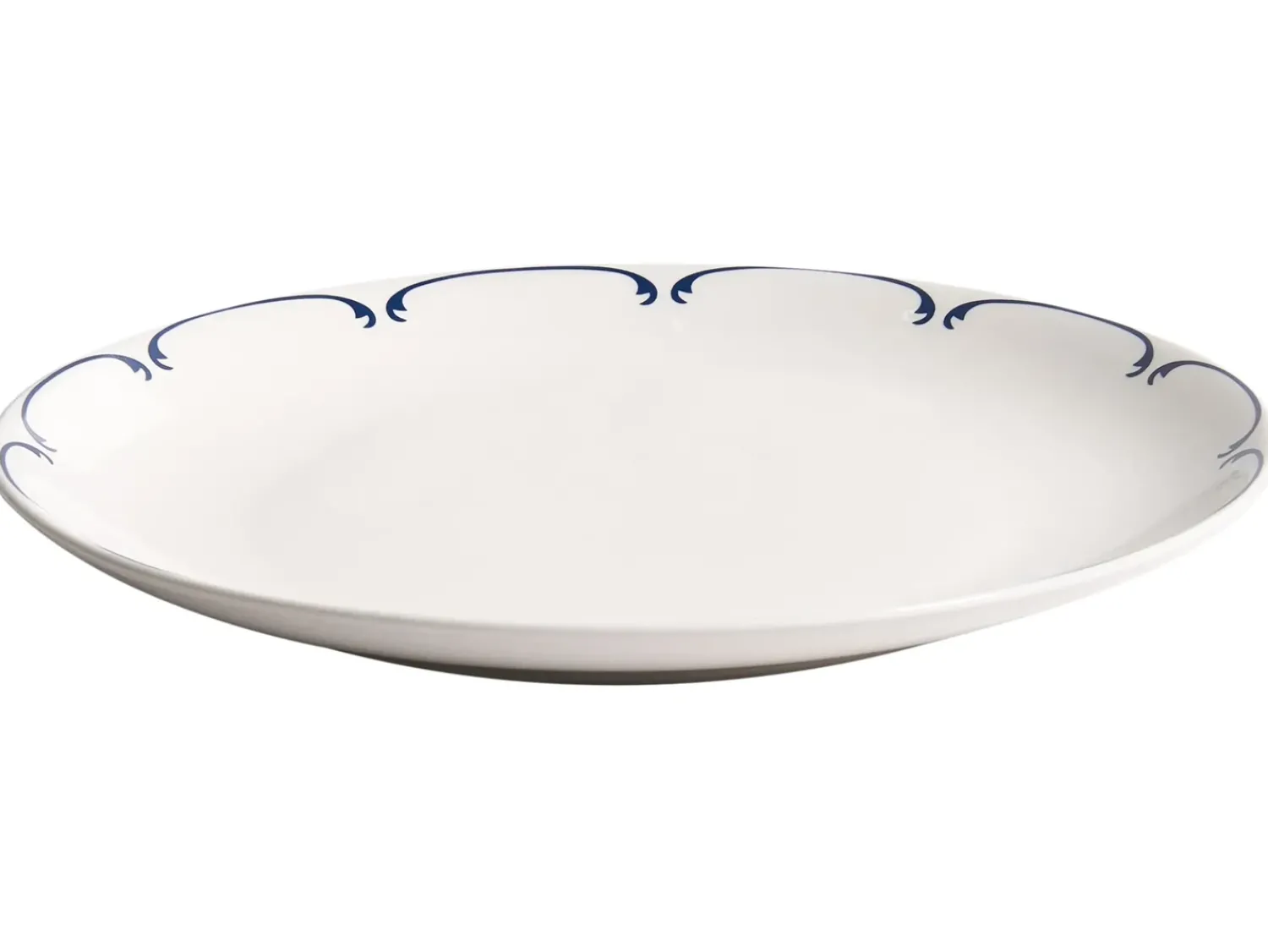 Hot Beliani CHAROLI Porcellana Bianco/Blu Bianco Blu