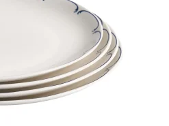 Hot Beliani CHAROLI Porcellana Bianco/Blu Bianco Blu