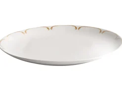 Online Beliani CHAROLI Porcellana Bianco/Oro Bianco Oro