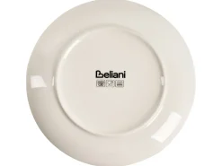 Discount Beliani Set di 12 stoviglie CHILI Porcellana Bianco Bianco Verde