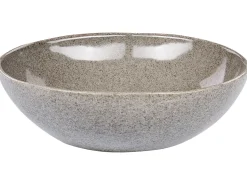 Hot Beliani Set di 16 stoviglie COSTMARY Gres porcellanato Grigio
