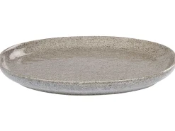 Hot Beliani Set di 16 stoviglie COSTMARY Gres porcellanato Grigio