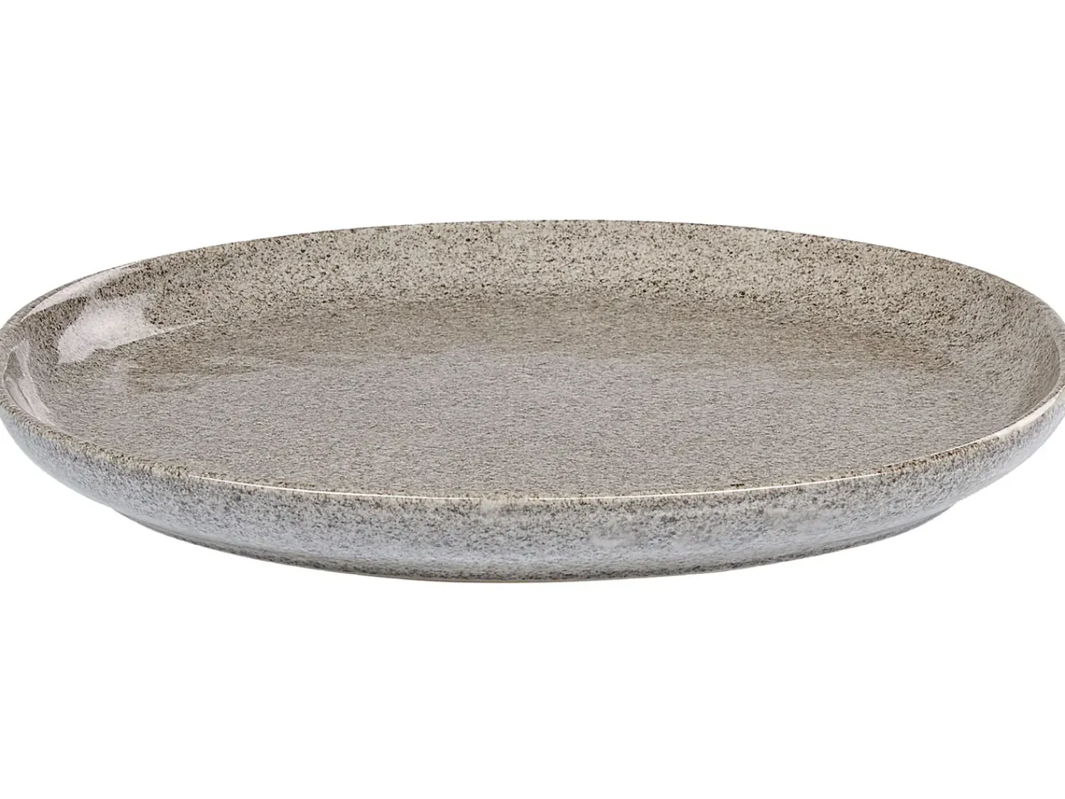 Hot Beliani Set di 16 stoviglie COSTMARY Gres porcellanato Grigio