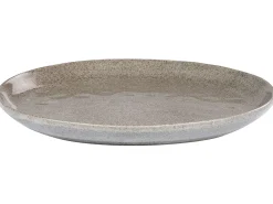 Hot Beliani Set di 16 stoviglie COSTMARY Gres porcellanato Grigio