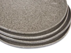 Hot Beliani Set di 16 stoviglie COSTMARY Gres porcellanato Grigio