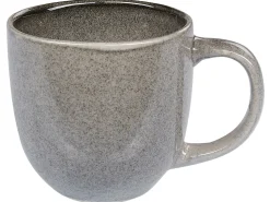 Hot Beliani Set di 16 stoviglie COSTMARY Gres porcellanato Grigio