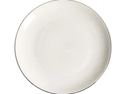 Outlet Beliani CUMIN Porcellana Bianco sporco / Oro Bianco Oro