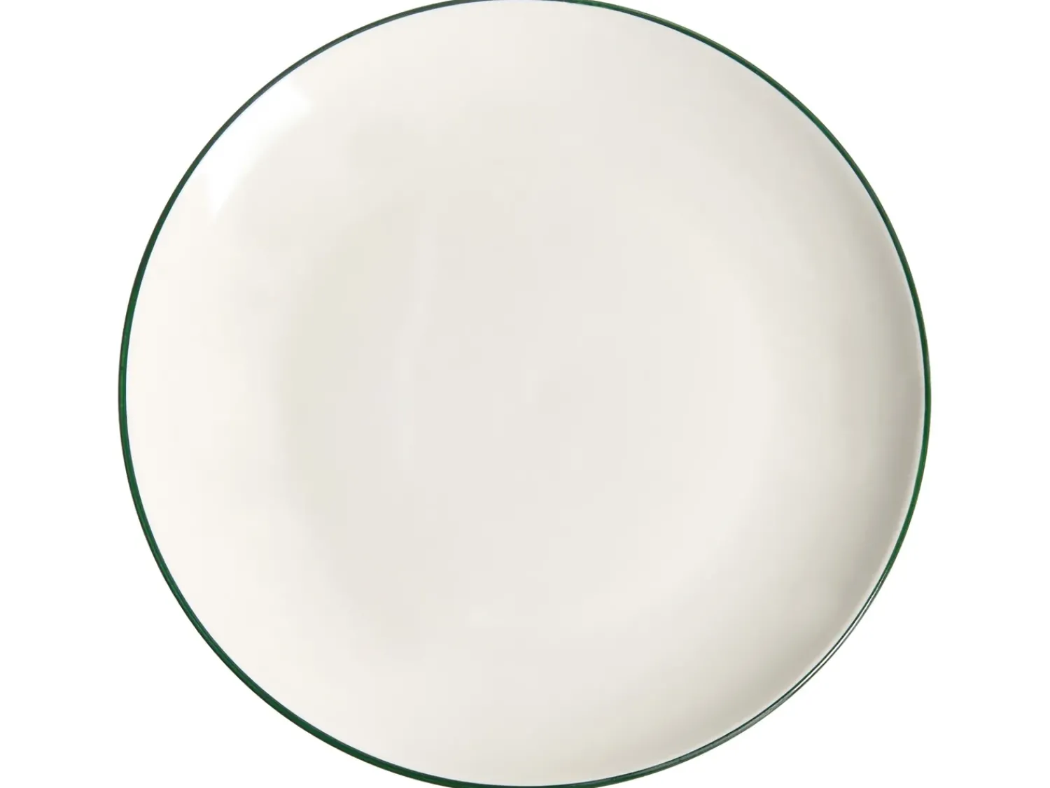 Beliani CUMIN Porcellana Bianco sporco/Verde Bianco Verde